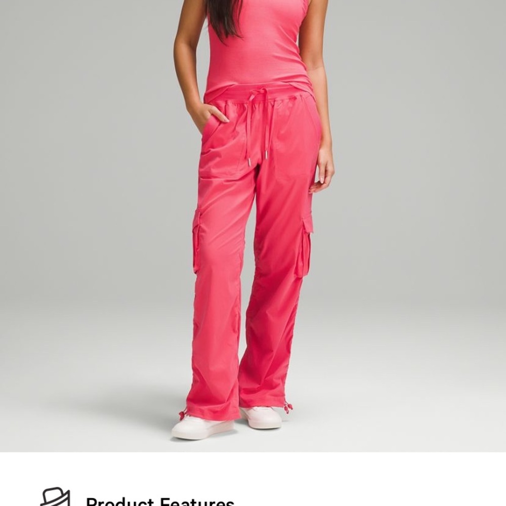 Lululemon Dance Studio Relaxed-Fit Mid-Rise Cargo Pant - Pink